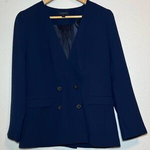 J. Crew French Girl double breasted blazer in navy blue size 8P